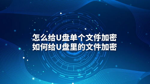 U盘文件加密指南 从单个文件到批量保护与专业软件开发